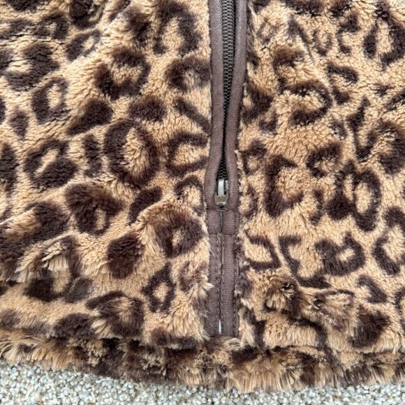 Pottery Barn Baby Halo Sleep Sack Small 0-6 months Leopard Print Cozy - Picture 4 of 8